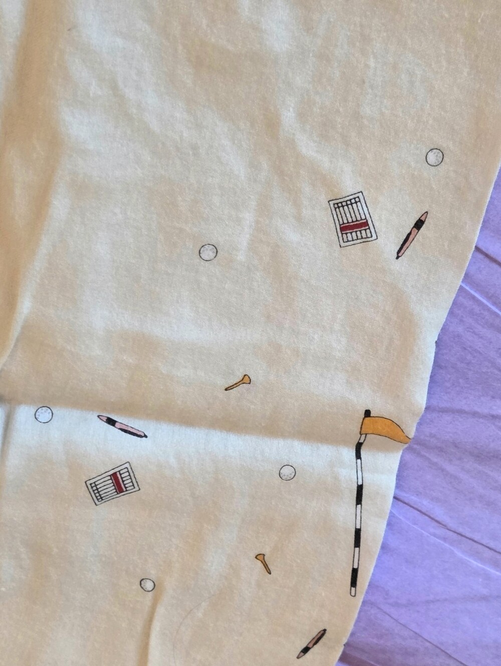 Burberry Golf Print Handkerchief 19" Hanky Lady Golfer Bandana Pocket Square - Picture 9 of 14